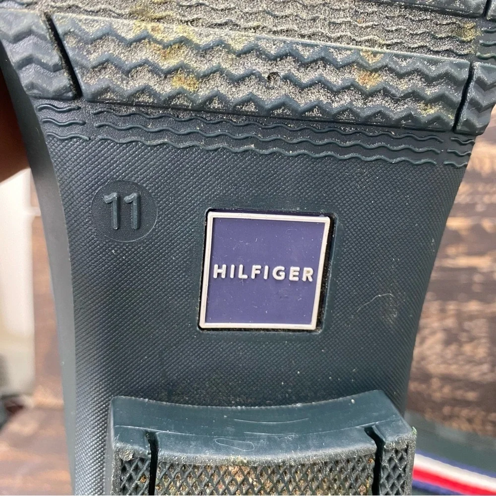 Tommy Hilfiger Trineti Green Rainbow Women's Size 11 - Picture 11 of 12